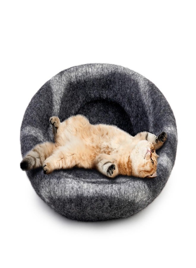 Woolygon Luxurious Eco-Friendly Merino Wool Cat Cave Bed - Foldable Hideaway Pod for Indoor Cats - Premium Felt Kitten Beds - Covered Cat House for Ultimate Cozy Comfort by Woolygon - Image 4