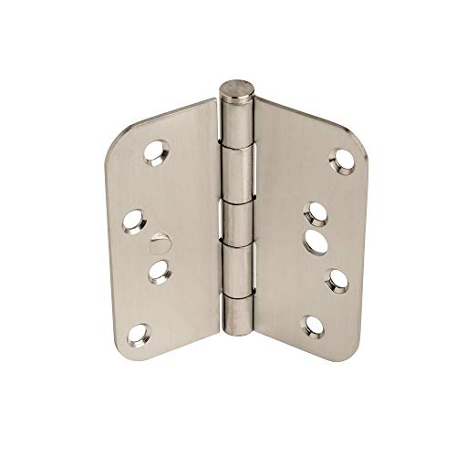Hinge Outlet Security Door Hinges - Stainless Steel - 4 Inch with 5/8 Inch Radius - Security Tab - 2 Pack - Image 3