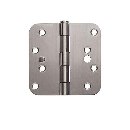 Hinge Outlet Security Door Hinges - Stainless Steel - 4 Inch with 5/8 Inch Radius - Security Tab - 2 Pack - Image 5