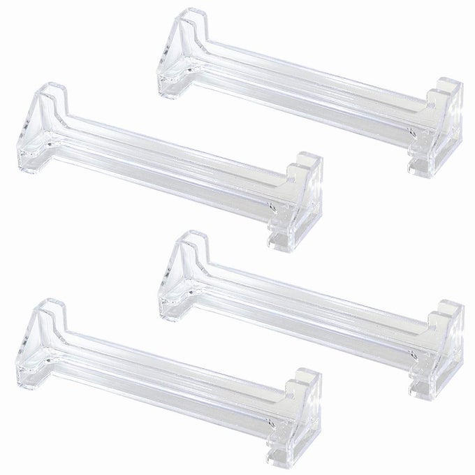 VERTICAL BLIND VALANCE CORNERS 4 PACK 35INCH CLEAR PLASTIC FOR L SHARP DUST COVERBLINDS PARTSACCESSORYCOMPONENTS