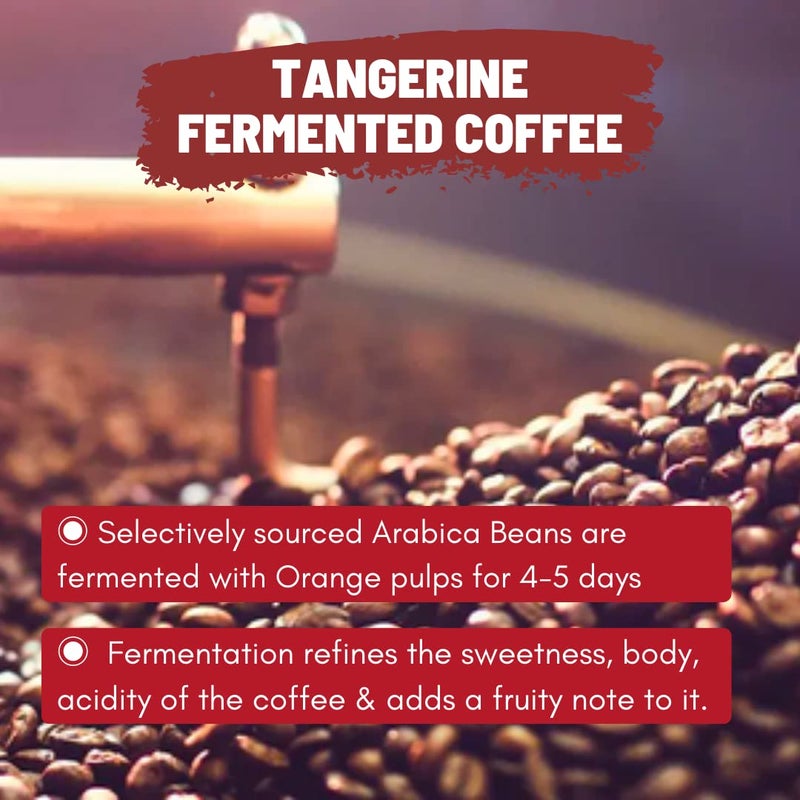 Toffee Coffee Roasters | Tangerine: Orange Fermented Coffee | 100% Arabica | Medium Roast | Grounded Coffee Notes: Orange and Citrus Notes | Grind: Moka Pot| Freshly Roasted | 250 gm - Image 4