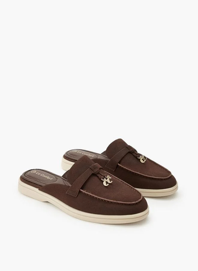 Women Metal Accent Mules
