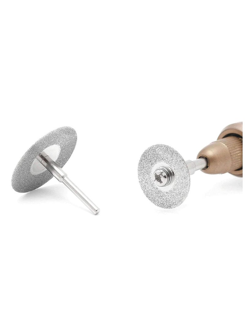 DIY Crafts DIY Crafts CTDIYHI22651 20mm Diamonte Cutting Discs Drill Bit Shank for Rotary Tool Blade DIY Works Support 20mm MiniSmall  - Image 3