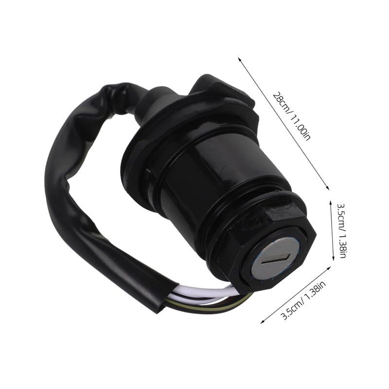 Transit & use compatible VOSAREA Scooter Ignition Key Replacement Ignition for Motorcycles and Atvs Design for Enhanced Safety and Smooth Easy Installation Prevents Electrical Damage Versatile application - Image 2