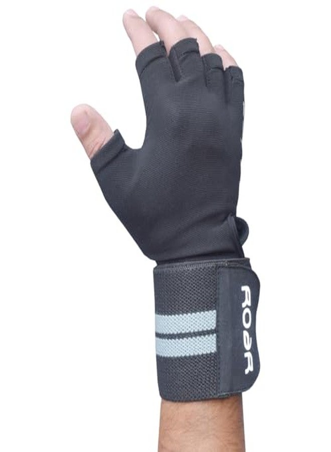 BABBLER Roar BG-226 Large PU/Suede Weightlifting Gym Gloves for Men & Women - Image 5