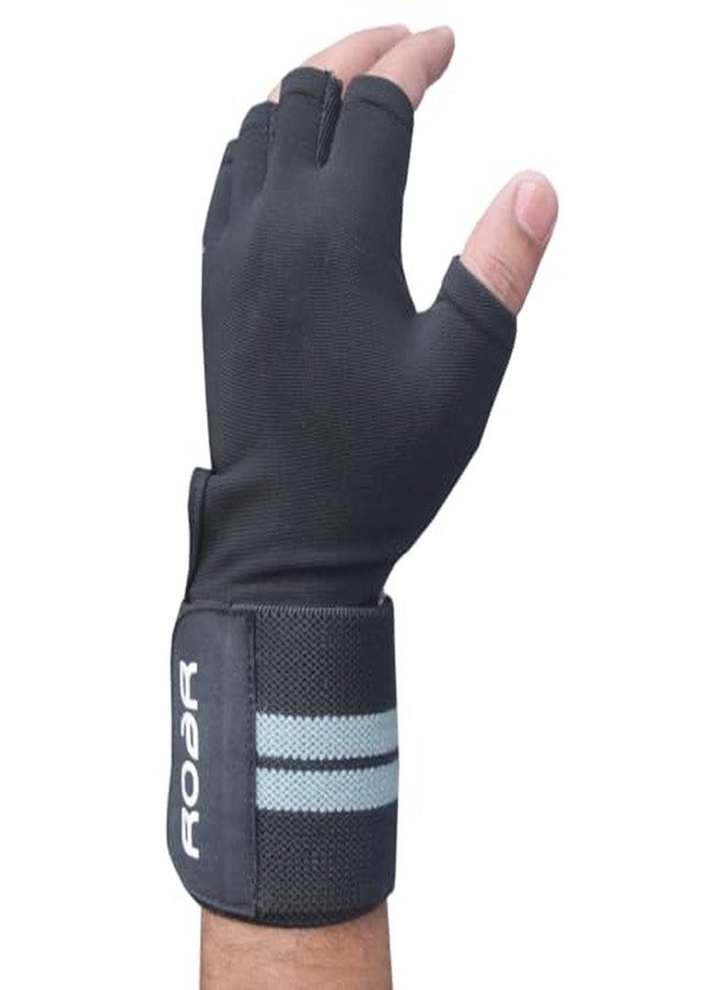 BABBLER Roar BG-226 Large PU/Suede Weightlifting Gym Gloves for Men & Women - Image 4