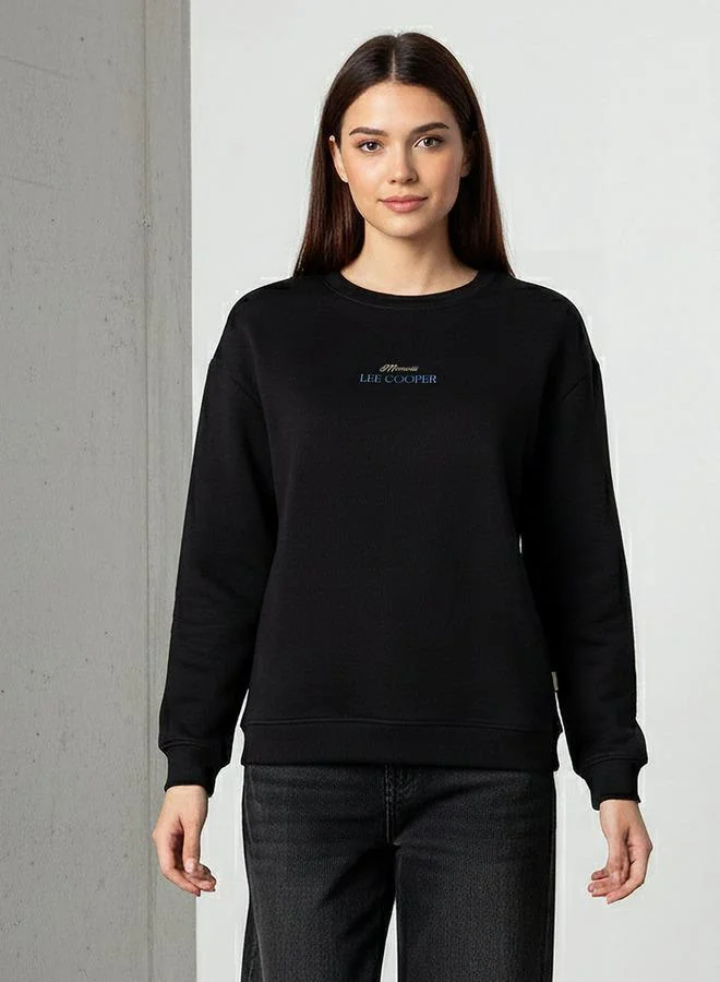 لي كوبر Lee Cooper Regular Fit Sweatshirt with Print