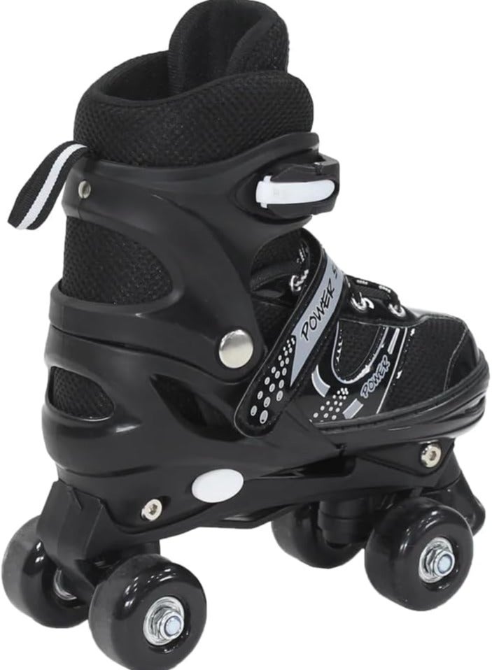 سبال أحذية تزلج بأربع عجلات قابلة للتعديل للأطفال من الجنسين مع سدادة مما يجعل من السهل على الأطفال تحقيق التوازن - Image 2