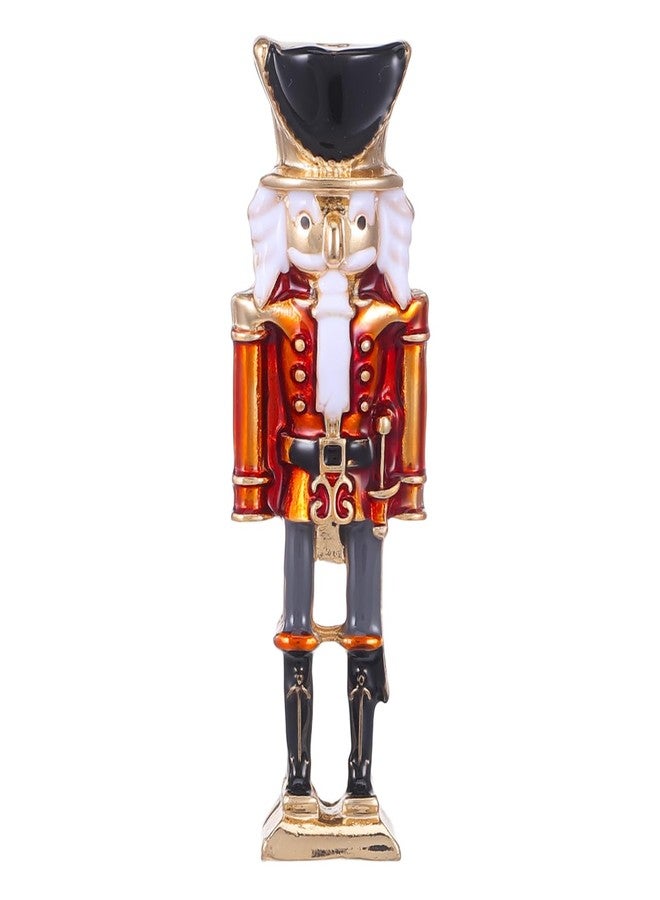 PACKOVE Nutcracker Brooch Pin Nutcracker Lapel Pin Cute Nutcracker Soldier Brooch Christmas Brooch Pins Decorative Clothes Pin Nutcracker Jewelry - Image 1