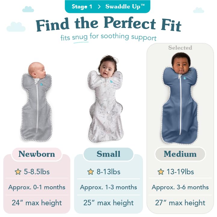 Love to Dream Organic Swaddle, Baby Sleep Sack, Swaddle Up Self-Soothing Swaddles for Newborns, Get Longer Sleep, Snug Fit Helps Calm Startle Reflex, 1.0 TOG Sleep Sack, 13-18.5lbs, Cream - Image 3