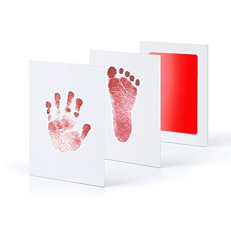 SHOPER ZONE Mold Your Memories Baby Inkless handprint and footprint kit. Baby skin safe ink pad for hand and feet impression. Baby imprint kit for Newborn Gifting, Baby records, Baby first memory. - Image 1