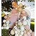Vztipki 145Pcs Boho Dusty Pink Balloon Arch Kit Neutral Pink White Sand Ivory Garland Color Varies Before After Inflation for Birthdays Weddings Gender Reveal Party Decorations - Image 3