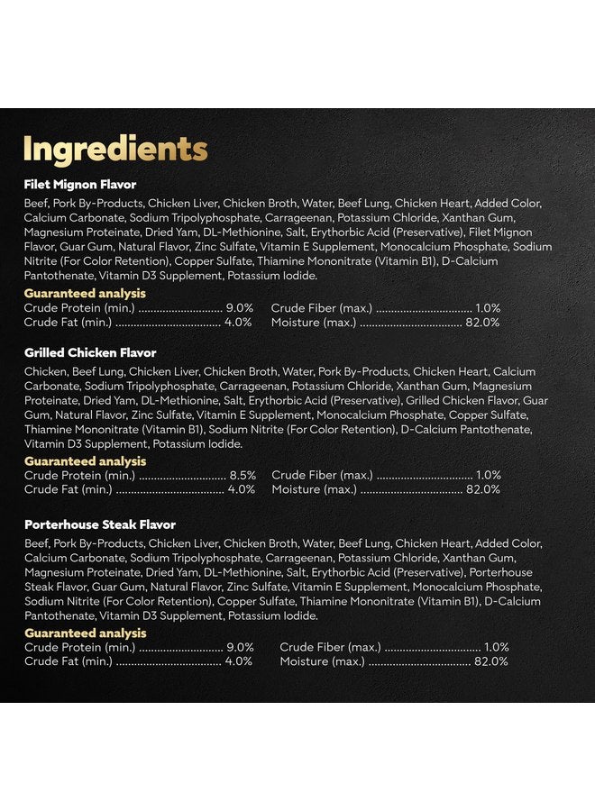 سيزار طعام كلاب CESAR الرطب الكلاسيكي للكلاب البالغة مع صلصة الدجاج المشوي وشرائح اللحم البقري وشرائح لحم البقر ولحم الدجاج والكبد والديك الرومي، عبوة متنوعة، 3.5 أونصة، صواني سهلة التقشير، عبوة من 36 قطعة - Image 4