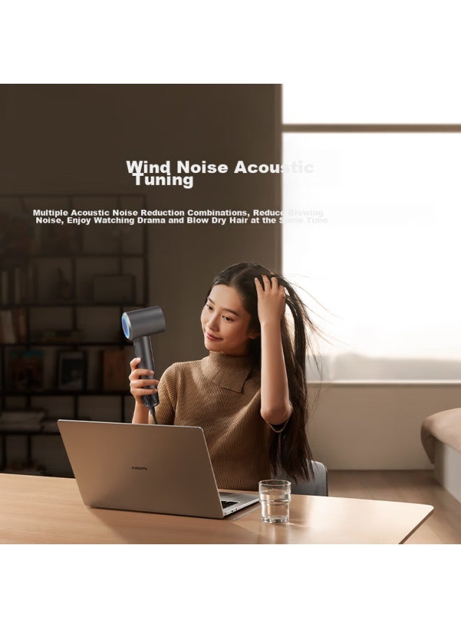 Mijia High-speed Hair Dryer H501, Xiaomi Hair Dryer, Gentle Mini Hurricane, Negative Ion Hair Protection, Forest Green, Government Subsidy, Recommended Gift For Girlfriend - Image 4