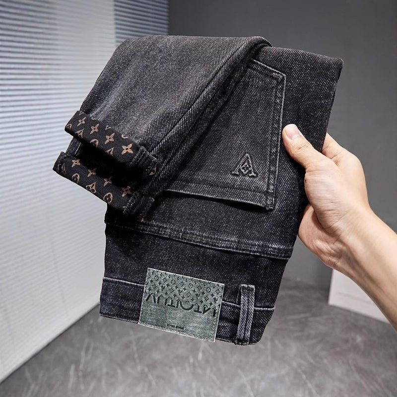 Unisex Classic Denim Jeans Loose Fit Daily Outdoor Wear - Image 2