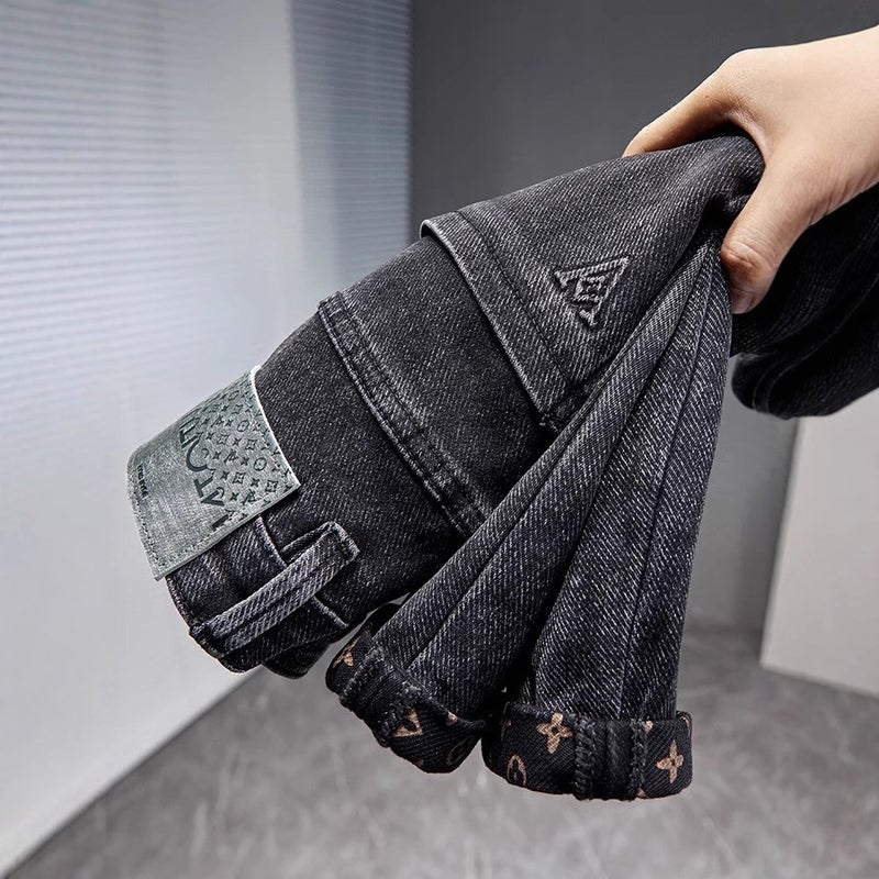 Unisex Classic Denim Jeans Loose Fit Daily Outdoor Wear - Image 5