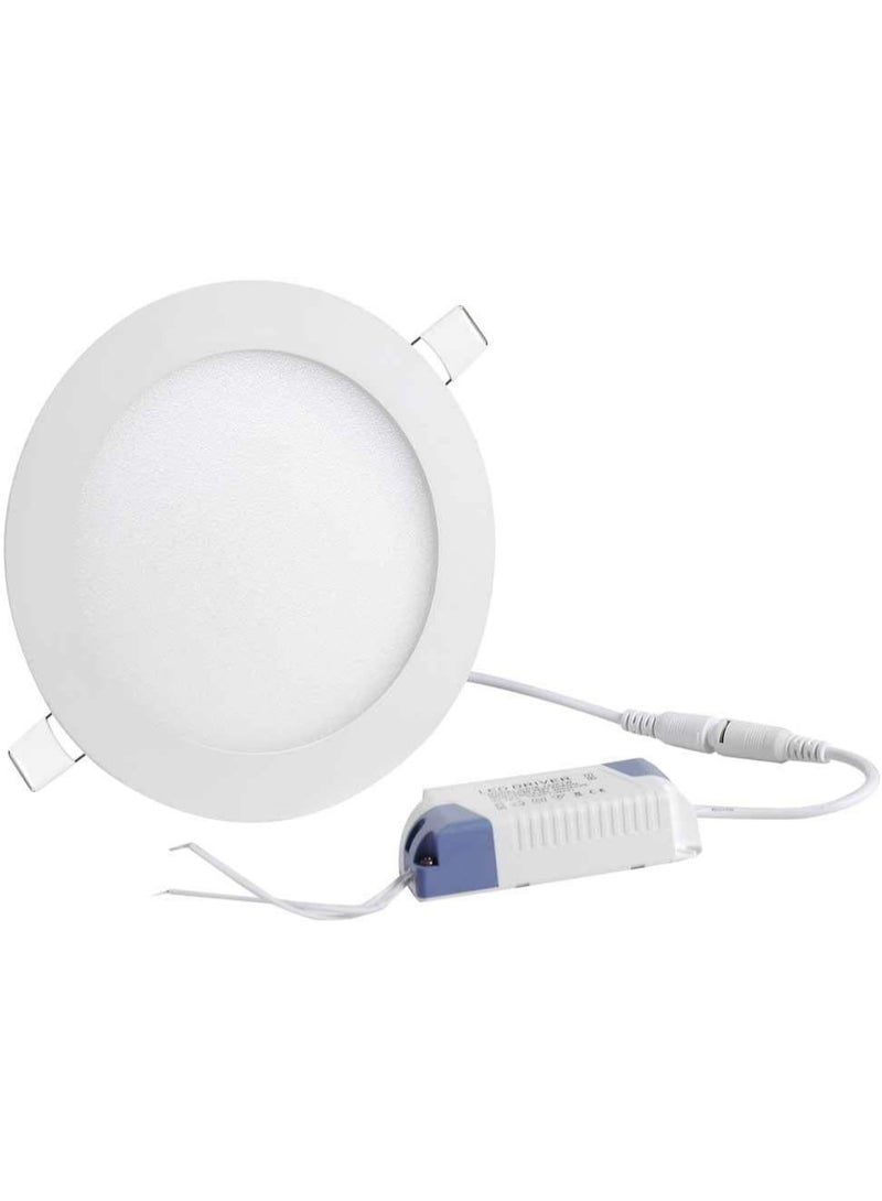 Vmax Ultra Slim LED Panel Light Set for Ceiling Indoor Lighting | Energy Saving Recessed Downlight Pack | Modern Round Panel Lamp for Home Office Kitchen Bedroom Living Room - Image 2