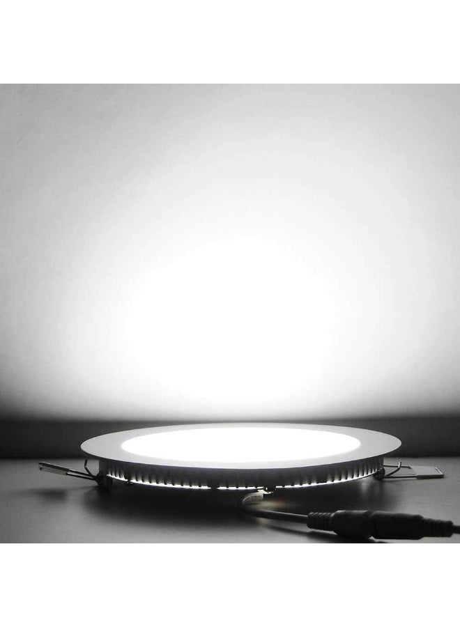 Vmax Ultra Slim LED Panel Light Set for Ceiling Indoor Lighting | Energy Saving Recessed Downlight Pack | Modern Round Panel Lamp for Home Office Kitchen Bedroom Living Room - Image 3