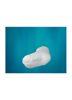 ماركة غير محددة جوارب قطنية طبيعية لحديثي الولادة – 4 قطع أنيقة ومريحة! (اللون الأبيض)  - Image 4