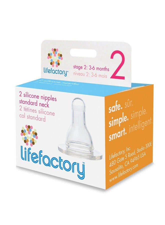 Lifefactory - Vented Silicone Nipples (Stage 2) - Image 1