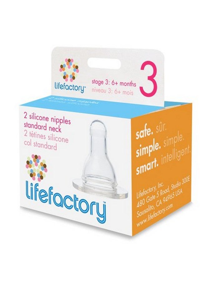 Lifefactory - Vented Silicone Nipples (Stage 2) - Image 3