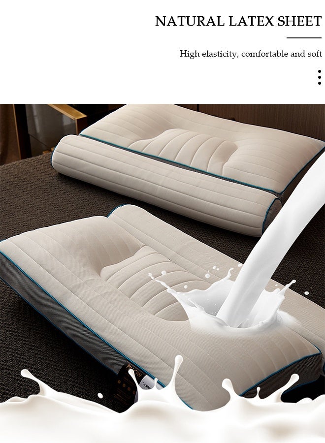 DUNISO 1PCS Comfort Ergonomic Pillow for Pain Relief Bed Pillow for Sleeping, Ergonomic Orthopedic Cervical for Neck and Shoulder Pain, Side Back Stomach Sleeper - Image 4