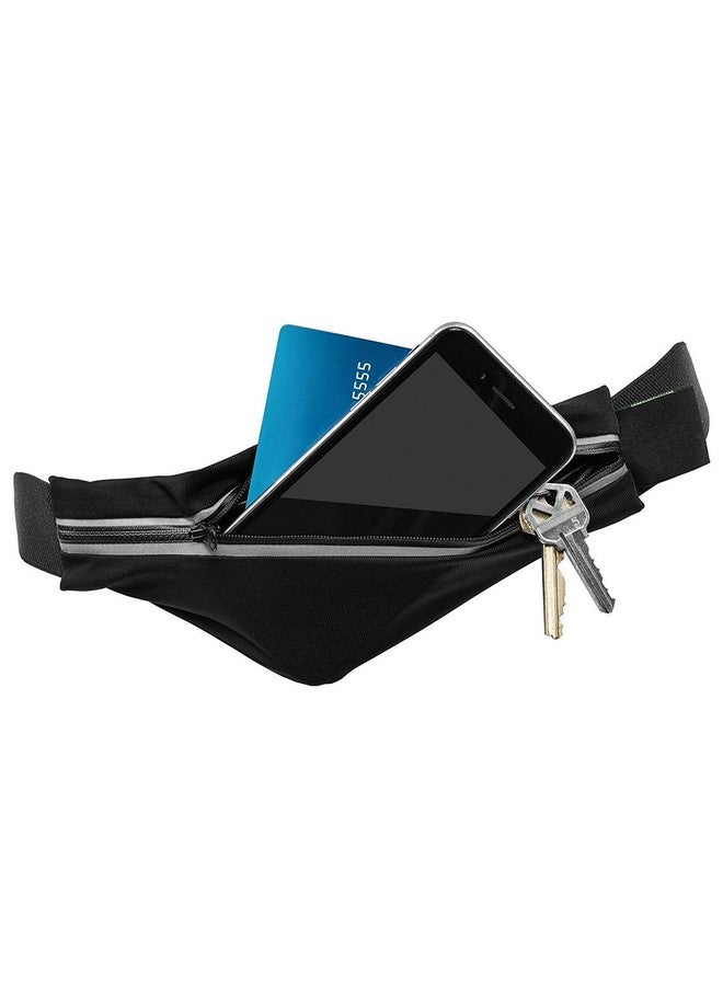 Unique Ideas Sport Running Marathon Waterproof Waist Bag Pouch & Belt for Running,Travel, Hiking or Jogging (Black) - Image 3