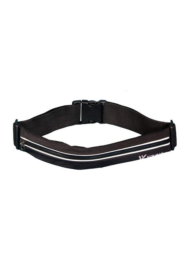 Unique Ideas Sport Running Marathon Waterproof Waist Bag Pouch & Belt for Running,Travel, Hiking or Jogging (Black) - Image 1