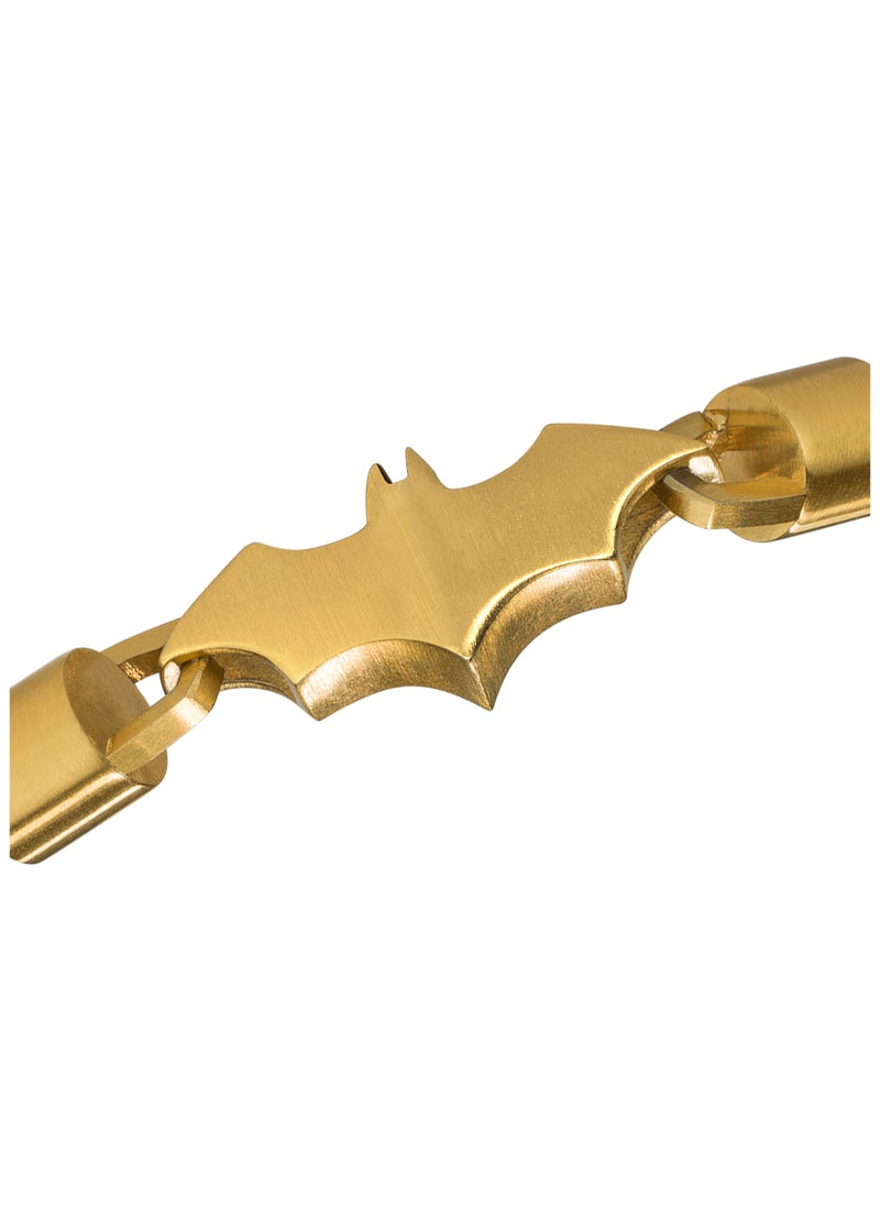 POLICE Batarang Limited Edition Black and Gold Leather Bracelet For Men  - Image 5