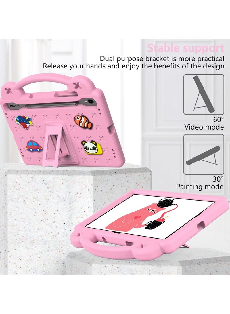Kids Case for Samsung Galaxy Tab S9 FE (SM-X510 / SM-X516B), Heavy Duty EVA Foam Shockproof Cover Kids Proof Case with Stand - Image 2