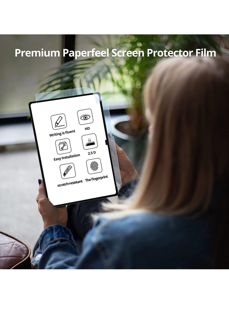 Generic - [2 Pack] Paper-like Screen Protector Compatible with Lenovo Ideal Tab Pro 12.7 2025/Lenovo Tab P12 12.7 inch 2023, Matte PET Paper Film for Drawing, Writing and Note Taking - Anti Glare, Anti Fingerprint, Feels Like on Paper - Image 1