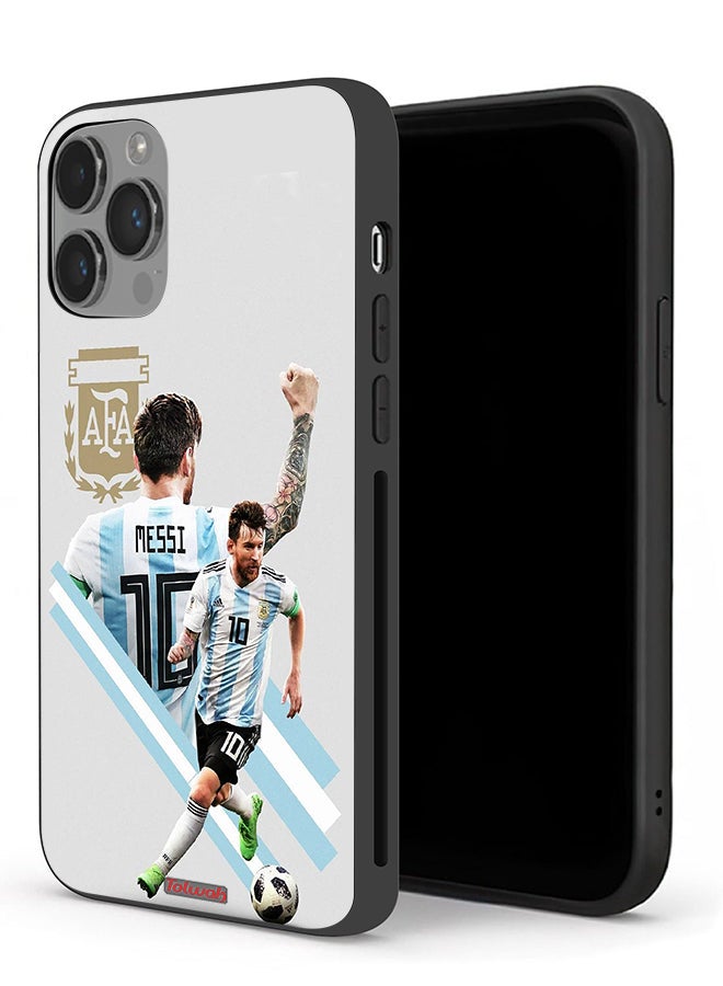 Tolwak Apple iPhone 14 Pro Max Protective Case Leo Messi Art - Image 1