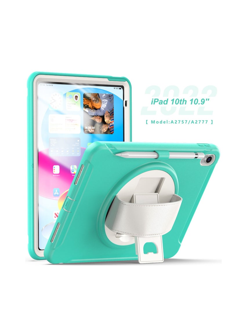 GULFLINK Back Cover Protect Case for ipad 10th 10.9 inch 2022（A2757/A2777 ) Mint green - Image 1
