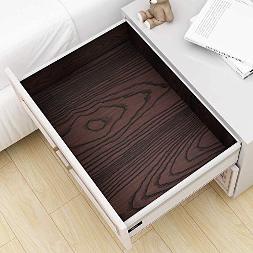 WALLTON Self Adhesive Wallpaper for Furniture, Almirah, Table Top, Wardrobe, Kitchen, Cupboard Decal & Door| Kitchen Wall Paper Sticker DIY PVC Self Liner Vinyl Stickers. (Brown Texture, '40' Sq.feet) - Image 4