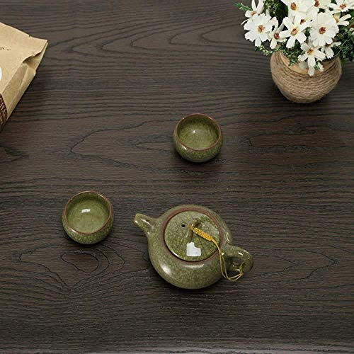 WALLTON Self Adhesive Wallpaper for Furniture, Almirah, Table Top, Wardrobe, Kitchen, Cupboard Decal & Door| Kitchen Wall Paper Sticker DIY PVC Self Liner Vinyl Stickers. (Brown Texture, '40' Sq.feet) - Image 2