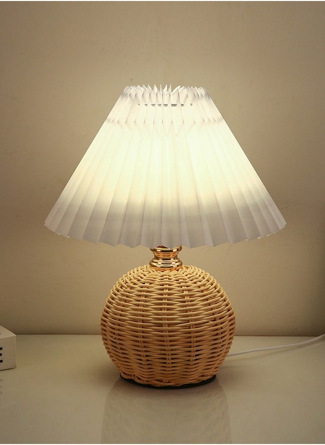 Al Aoyama USB warm light Japanese Atmosphere Table Desk Lamp Bamboo  Decorative Nightstand Night Light  - Image 1