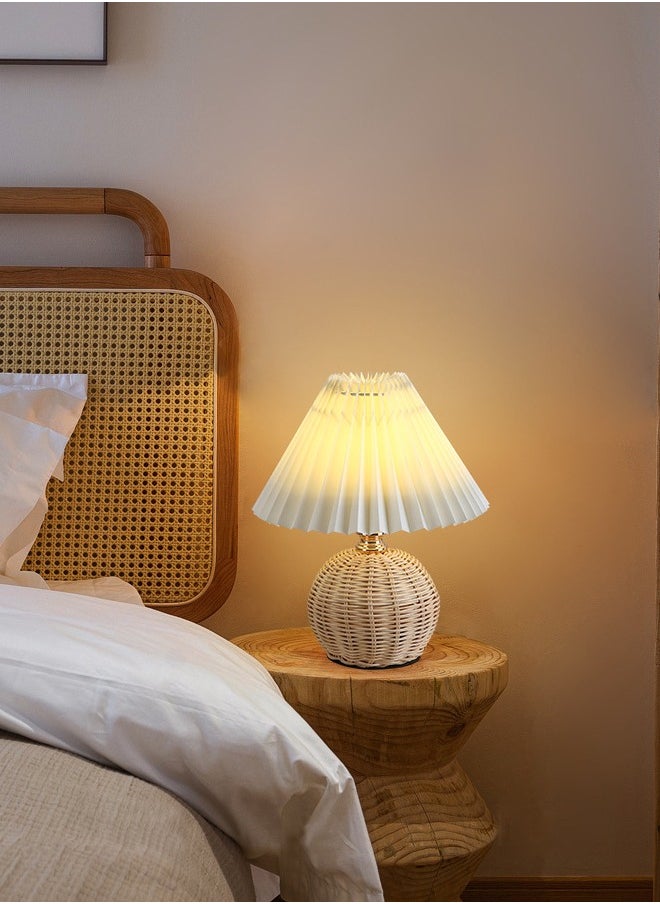 Al Aoyama USB warm light Japanese Atmosphere Table Desk Lamp Bamboo  Decorative Nightstand Night Light  - Image 3