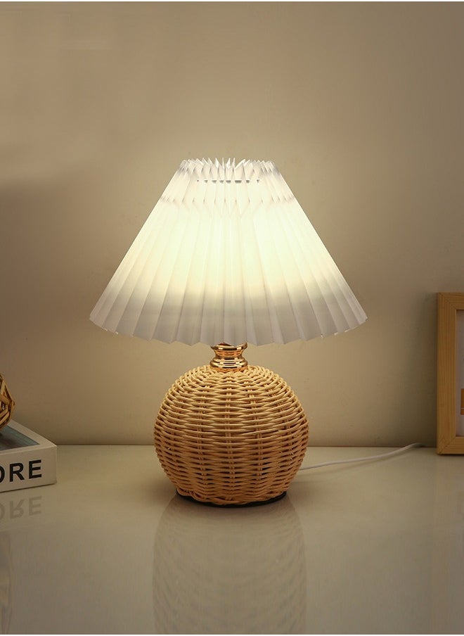 Al Aoyama USB warm light Japanese Atmosphere Table Desk Lamp Bamboo  Decorative Nightstand Night Light  - Image 4
