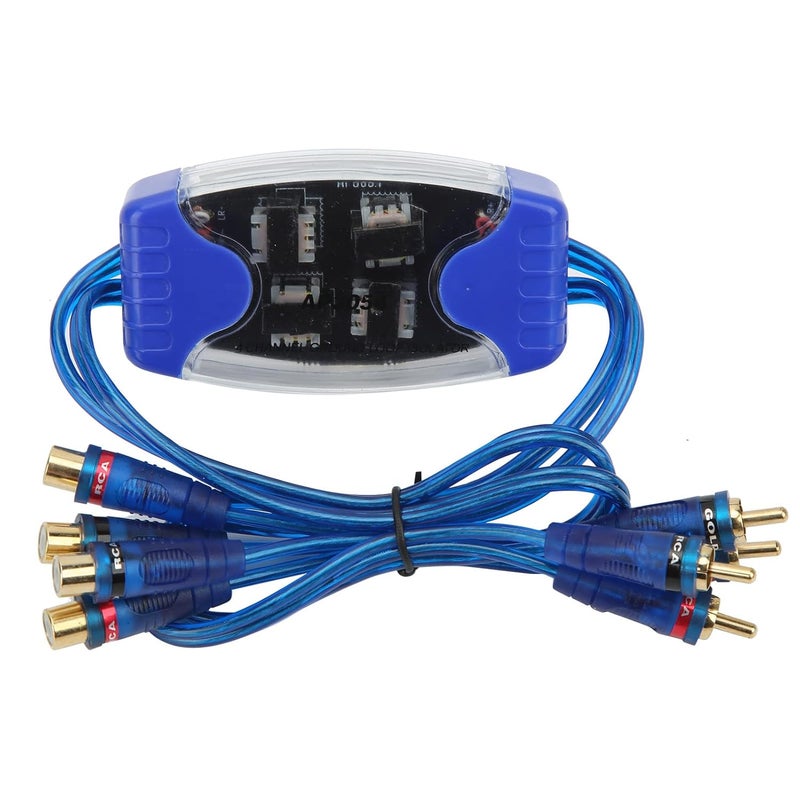 Ground Loop Isolator Car Noise Filter, Eliminate Automotive Ground Loop Noise with Cable, Gold Plated Design, Compatible with General Car Amplifier Noise Filter - Image 4