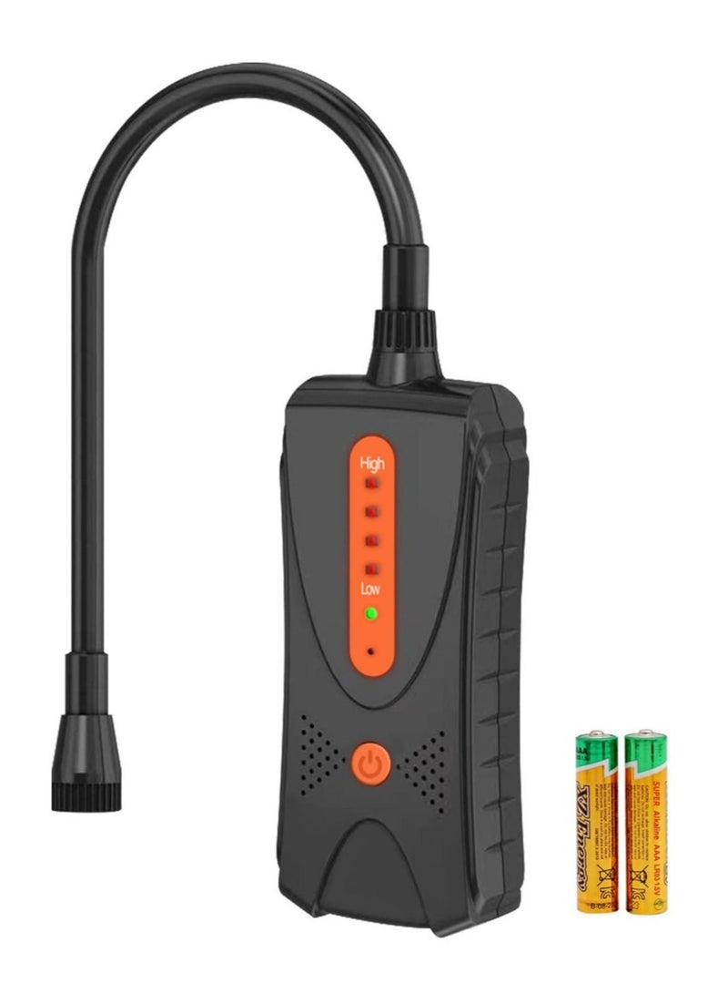 Captaintech Gas Leak Detector, Natural Gas Detector with Audible & Visual Alarm, Portable Gas Sniffer to Locate Combustible Gas Leak Sources Like Methane, Propane for Home(Orange) - Image 1