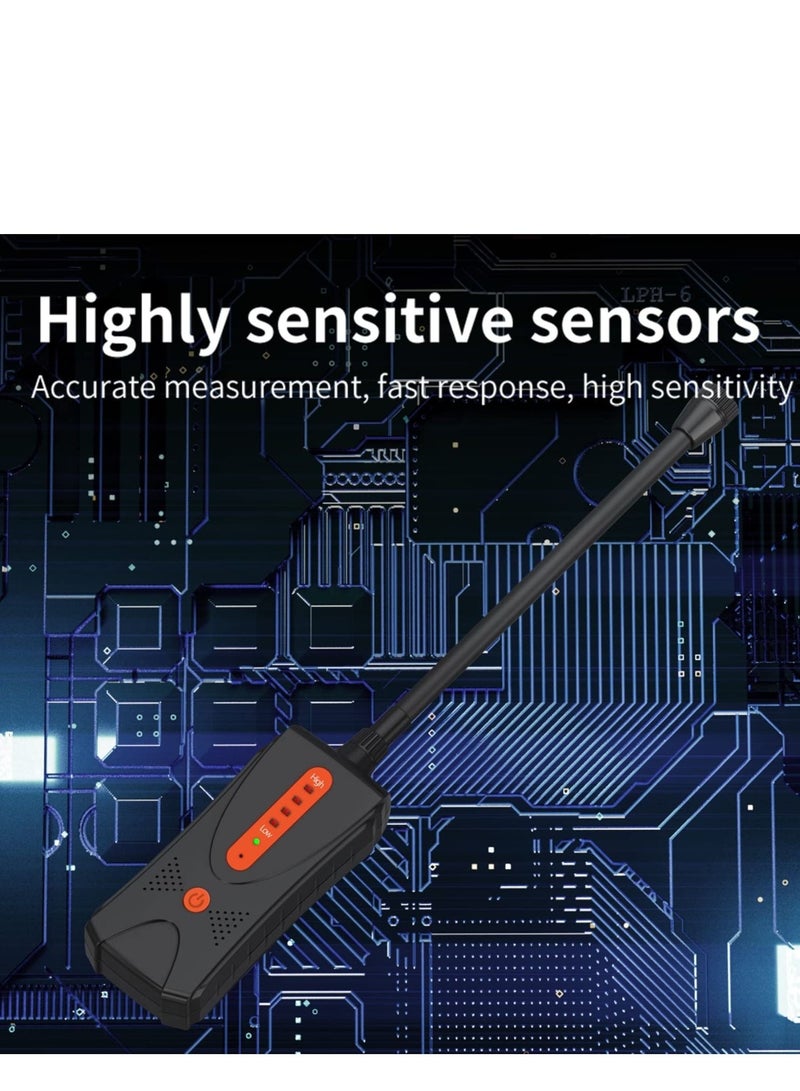 Captaintech Gas Leak Detector, Natural Gas Detector with Audible & Visual Alarm, Portable Gas Sniffer to Locate Combustible Gas Leak Sources Like Methane, Propane for Home(Orange) - Image 2