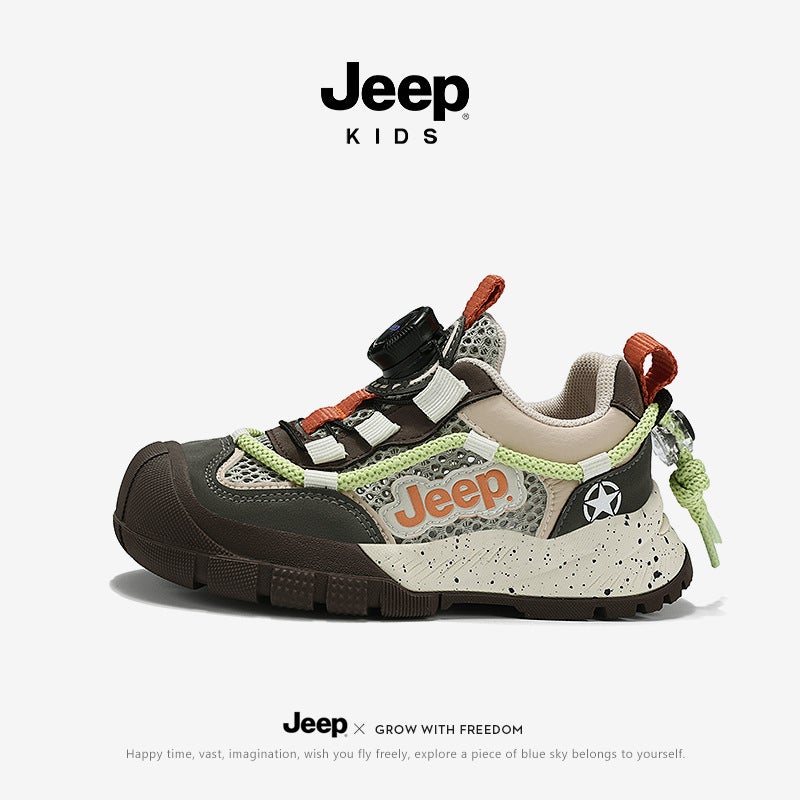 Jeep Kidsren'S Shoes Boys' Shoes Kidsren'S Summer Soft-Soled Sports Shoes 2025 Mesh Breathable Outdoor Hiking Shoes For Girls - Image 2