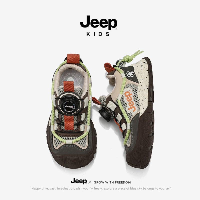 Jeep Kidsren'S Shoes Boys' Shoes Kidsren'S Summer Soft-Soled Sports Shoes 2025 Mesh Breathable Outdoor Hiking Shoes For Girls - Image 3