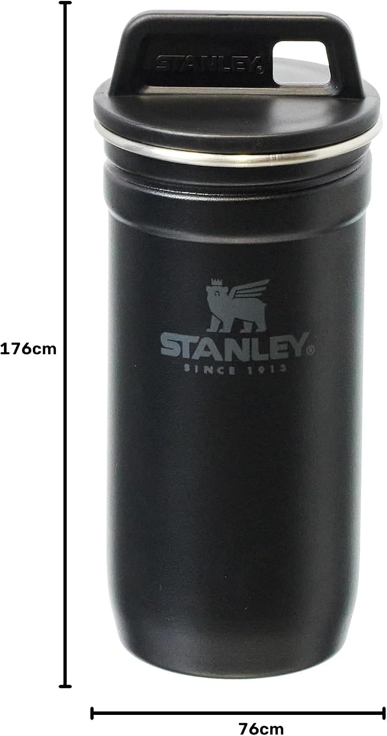 Stanley Adventure Nesting Shot Glass Set - 4 Pack, 2oz Matte Black Stainless Steel - Image 4