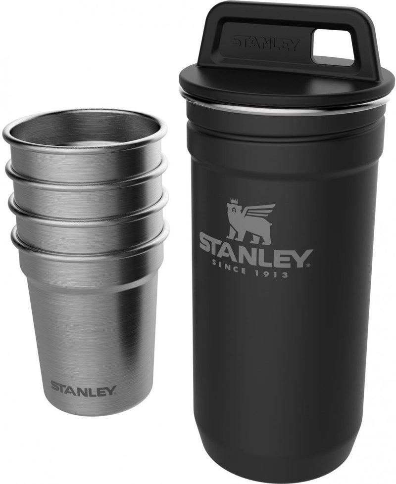 Stanley Adventure Nesting Shot Glass Set - 4 Pack, 2oz Matte Black Stainless Steel - Image 2