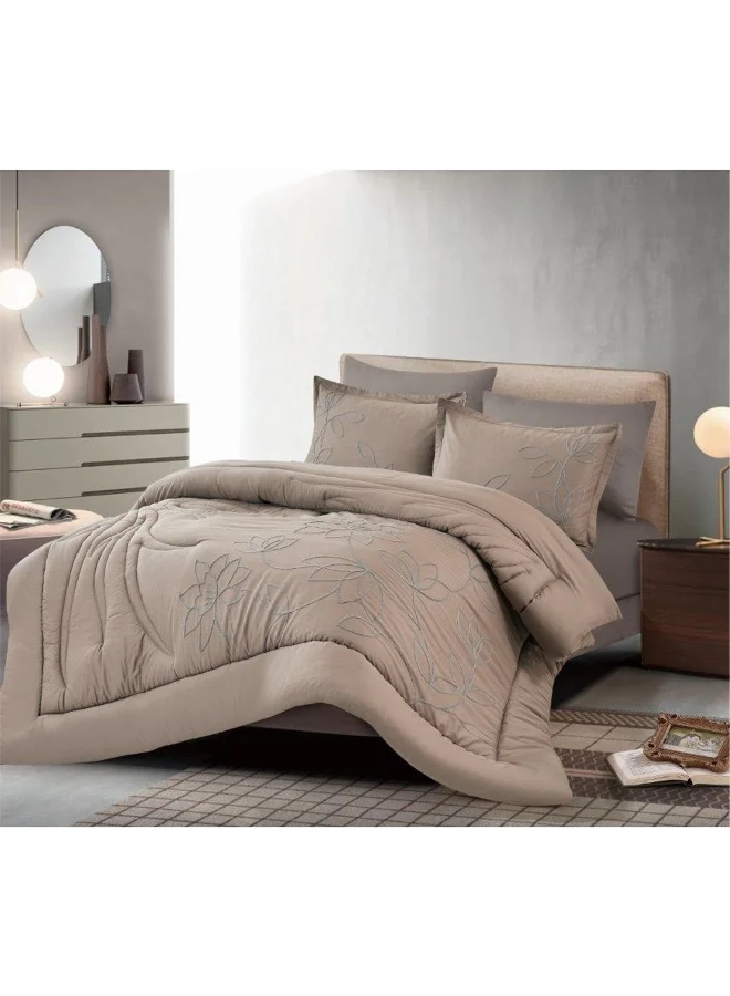 Cannon 6-Piece Floral Pattern King Comforter Set Assorted Color 35 x 60 x 50 cm CN CK6PCLIEMB