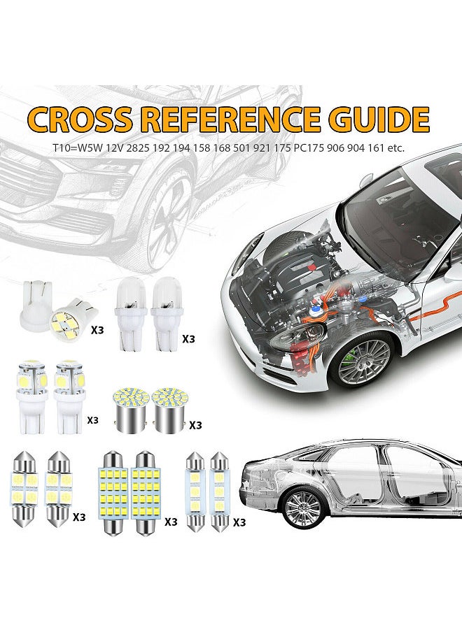 Generic Car Led Bulb Led Combination Set for Car Interior/Indoor Map Dome/ Trunk / License Lights  - Image 4