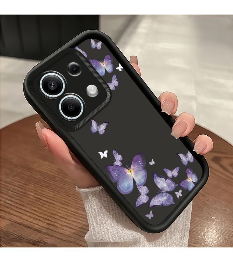 Mixed Color 2 Butterfly Phone Case Compatible With Hot 50 5G Transsion Infinix TECNO Spark 20 Pro Plus Spark 6 Go Spark 8C Spark 10 Pop 7 Pro Nova 924 Pro Smart 6 Smart 7 Smart 8 Note 30 Pro Infinix GT 10 Pro - Image 2