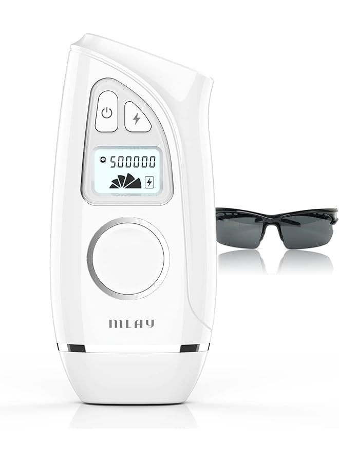 imene Ipl Hair Removal For Women Men Laser Permanent Hair Removal Device On Facial Legs Arms Bikini Line T7 White - Image 1