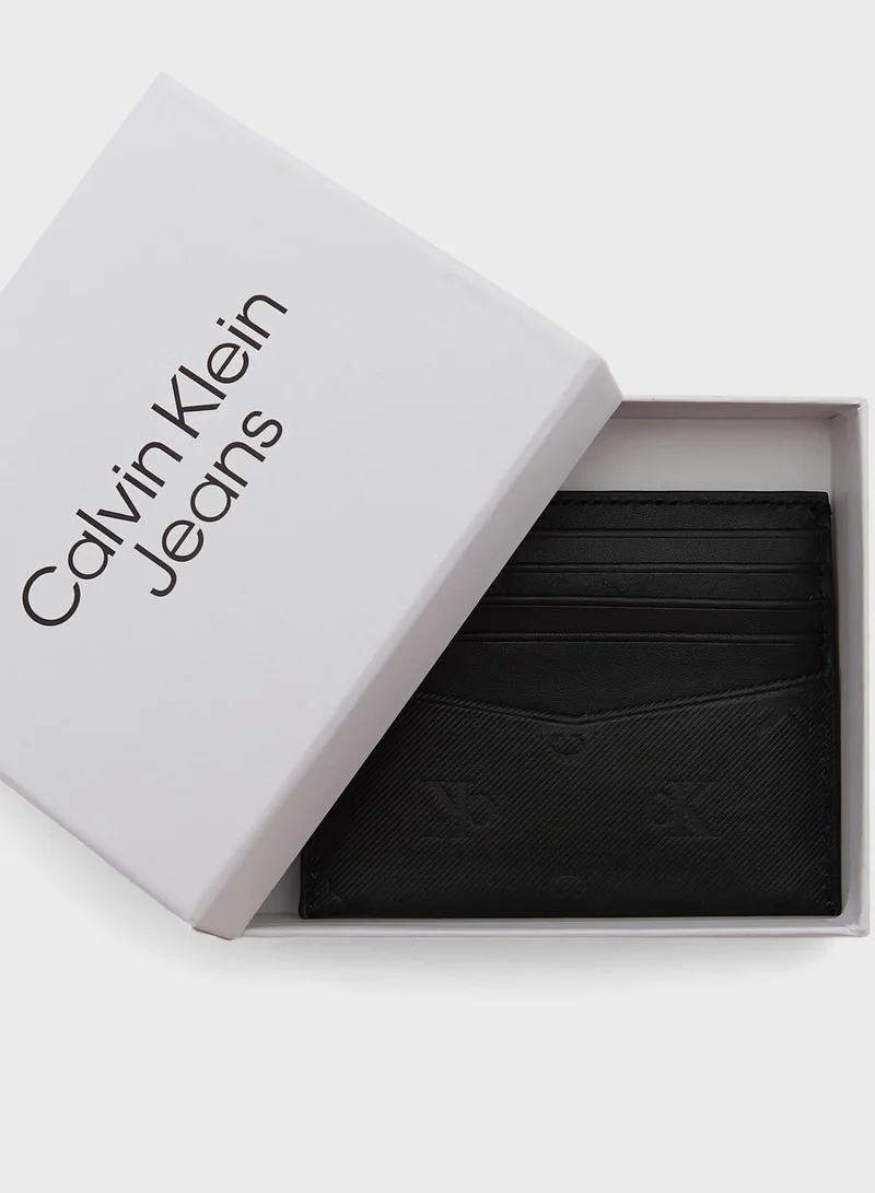 Calvin Klein Jeans Monogram Soft Card Holder